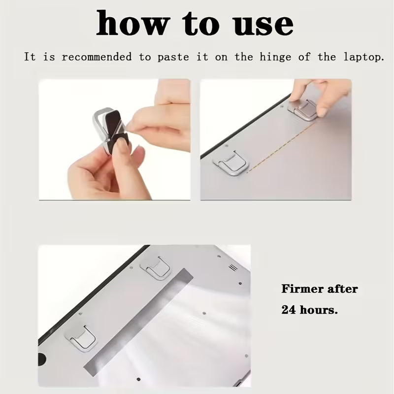 Invisible Mini Foldable Laptop Riser Feet (1 Pair)